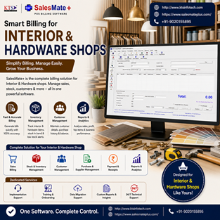 SalesMate+ Smart Billing for Paint Shops and Dealers